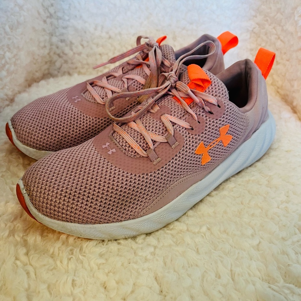 Under Armour Pink and Orange Sneakers